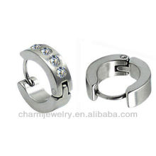 Unisex Stainless Steel Earring Wholesale huggie earrings HE-034